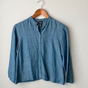 Eileen Fisher Chambray top